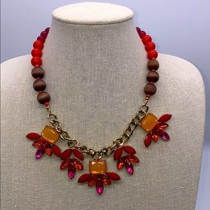 Chico's Fall Beaded Statement Necklace